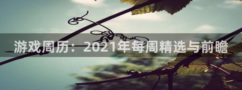 手机多彩娱乐下载安装：游戏周历：2021年每周精选与前瞻